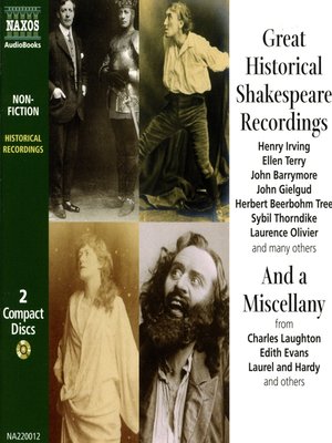 cover image of Great Historical Shakespeare Recordings